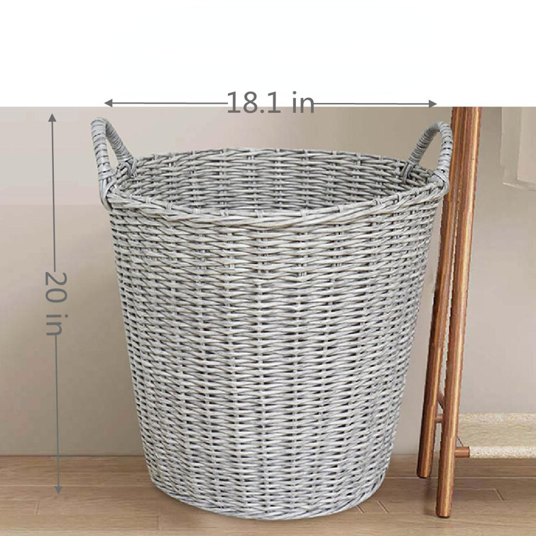 Silver laundry deals basket